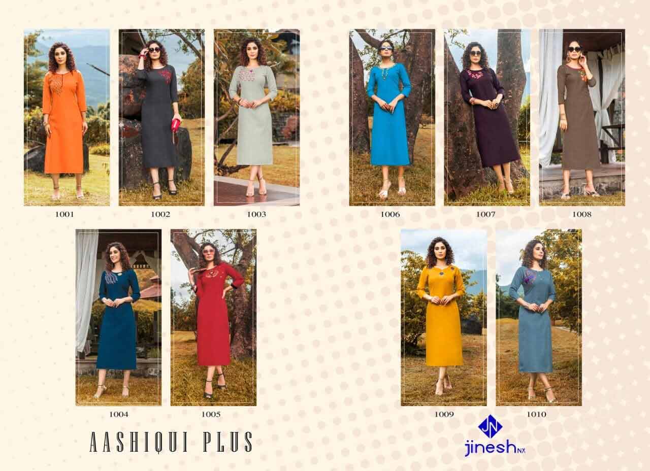 Aashiqui Plus Vol-1 Shubh Nx Rooby Slub Kurti Aashiqui Plus Vol-1 Shubh Nx Rooby Slub Kurti